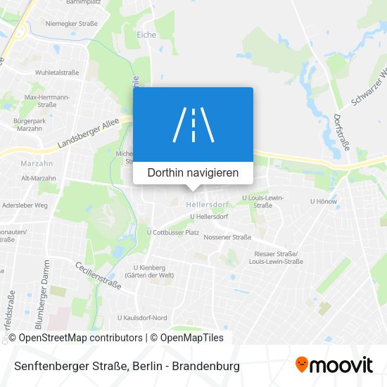 Senftenberger Straße Karte