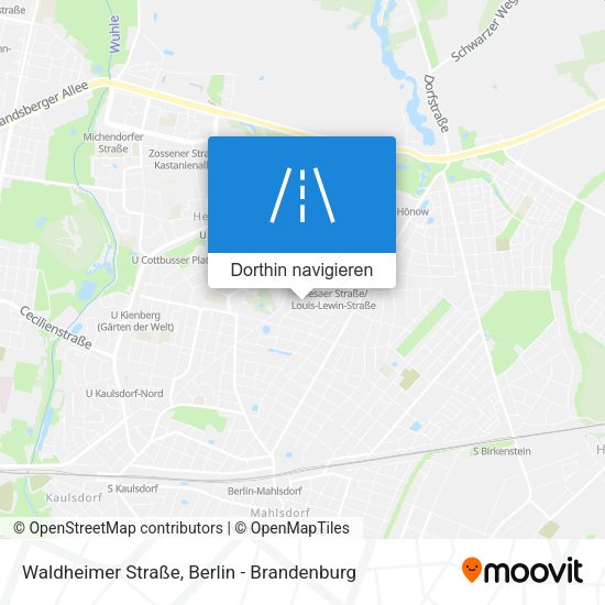 Waldheimer Straße Karte