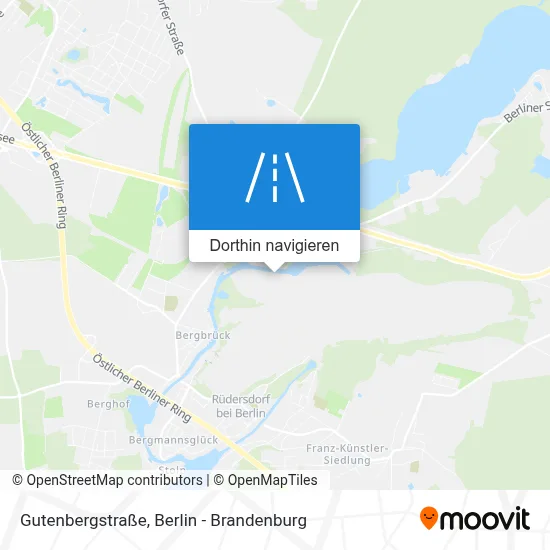 Gutenbergstraße Karte