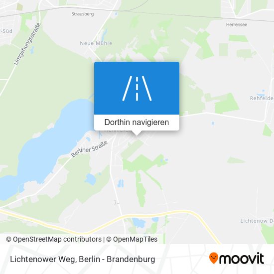 Lichtenower Weg Karte