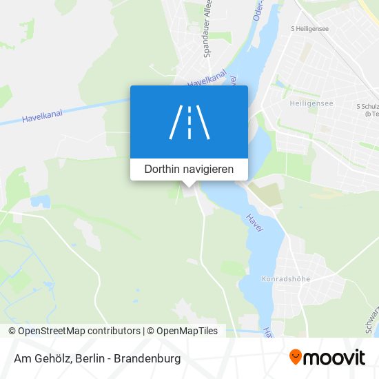 Am Gehölz Karte