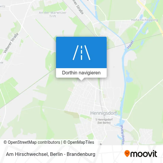 Am Hirschwechsel Karte