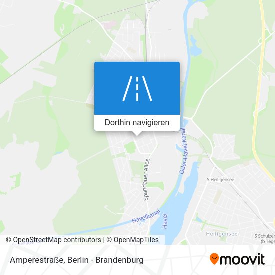 Amperestraße Karte