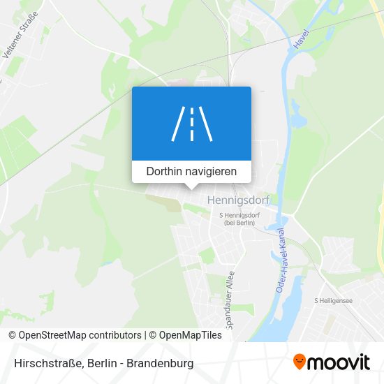 Hirschstraße Karte