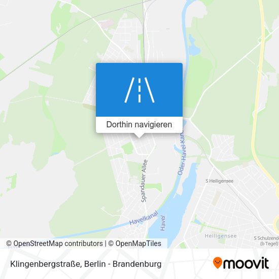 Klingenbergstraße Karte