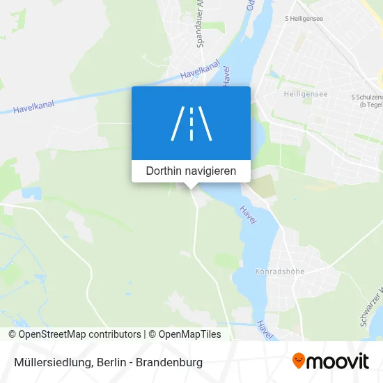 Müllersiedlung Karte