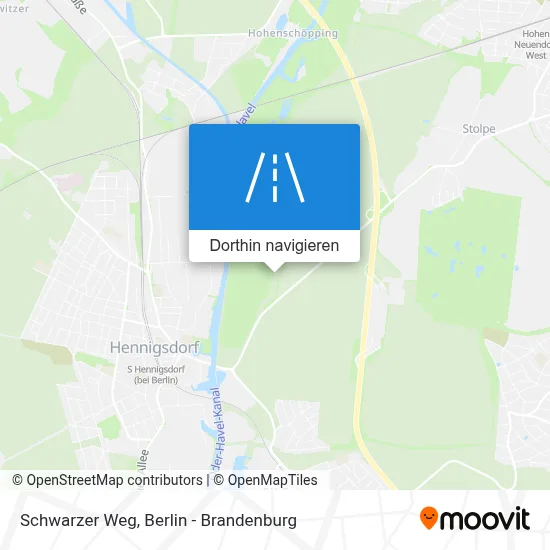 Schwarzer Weg Karte