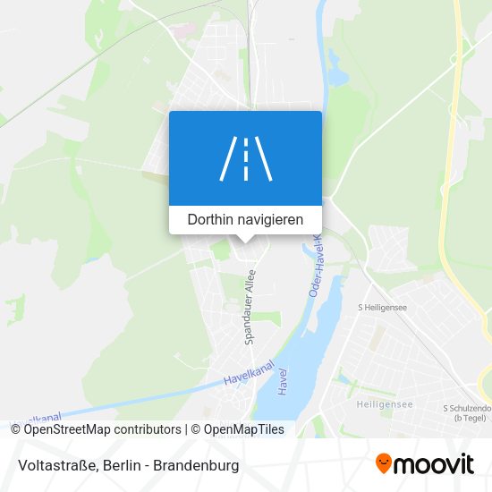 Voltastraße Karte