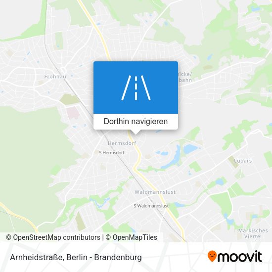 Arnheidstraße Karte