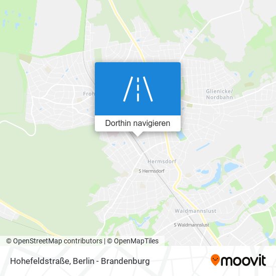 Hohefeldstraße Karte