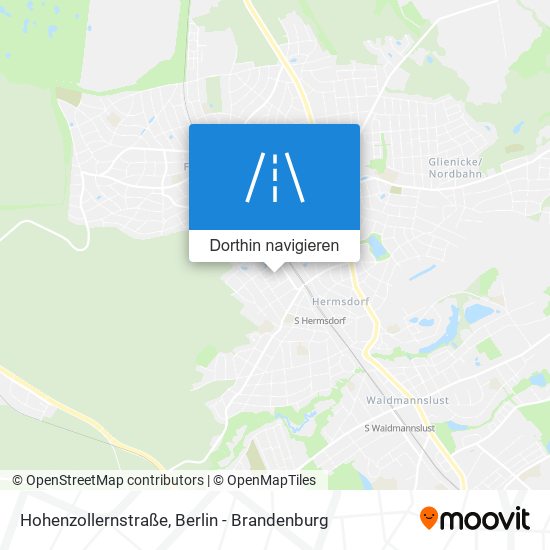 Hohenzollernstraße Karte