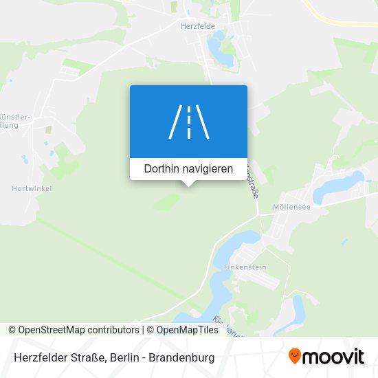 Herzfelder Straße Karte