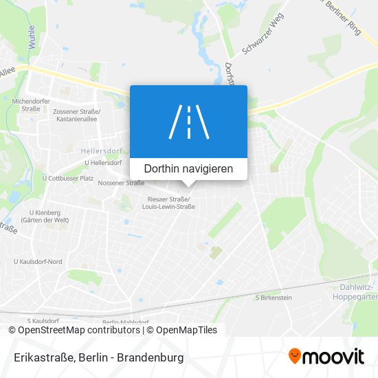 Erikastraße Karte