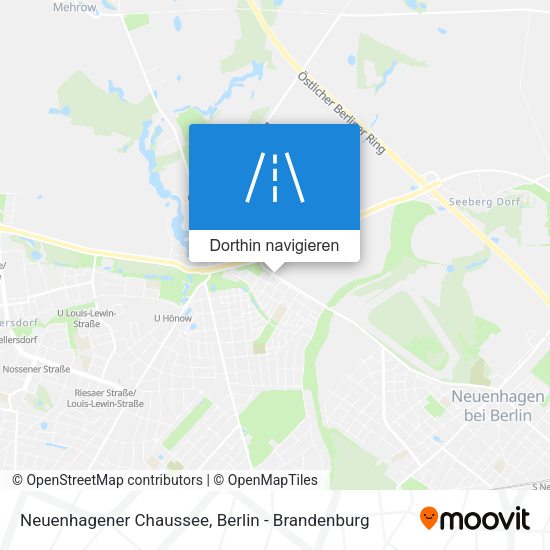 Neuenhagener Chaussee Karte