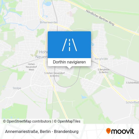 Annemariestraße Karte