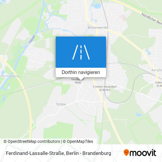 Ferdinand-Lassalle-Straße Karte