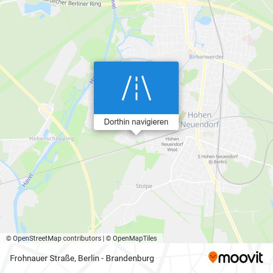 Frohnauer Straße Karte
