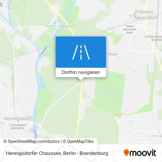 Hennigsdorfer Chaussee Karte