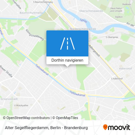 Alter Segelfliegerdamm Karte