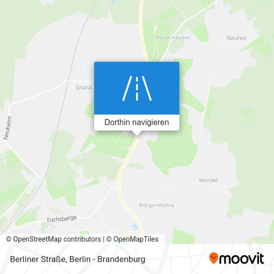 Berliner Straße Karte