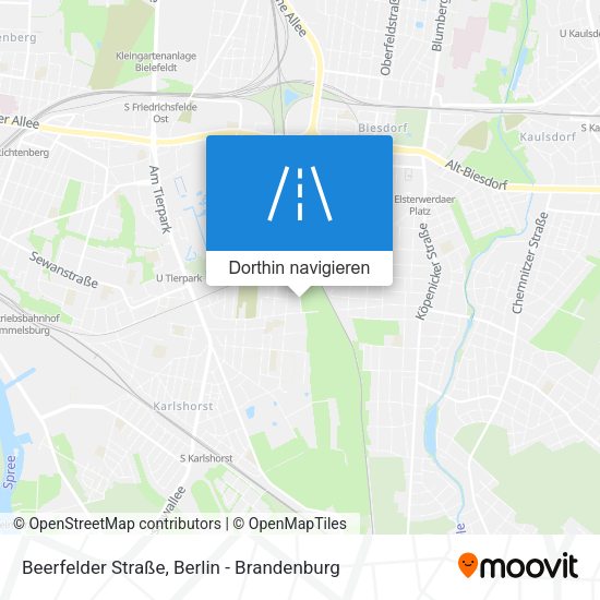 Beerfelder Straße Karte