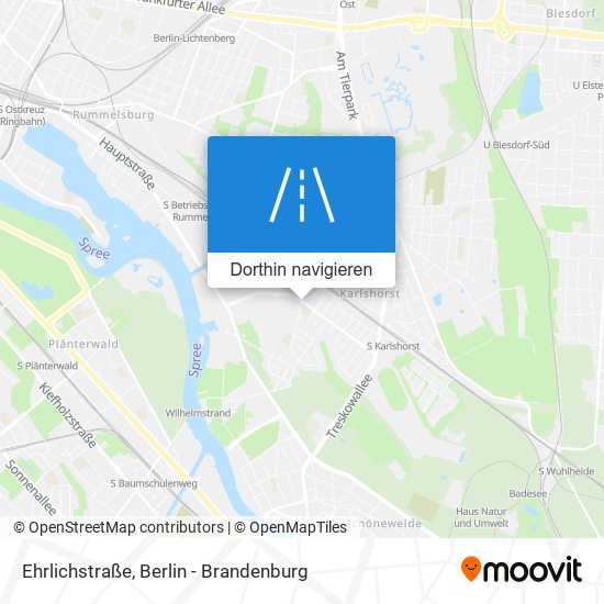 Ehrlichstraße Karte