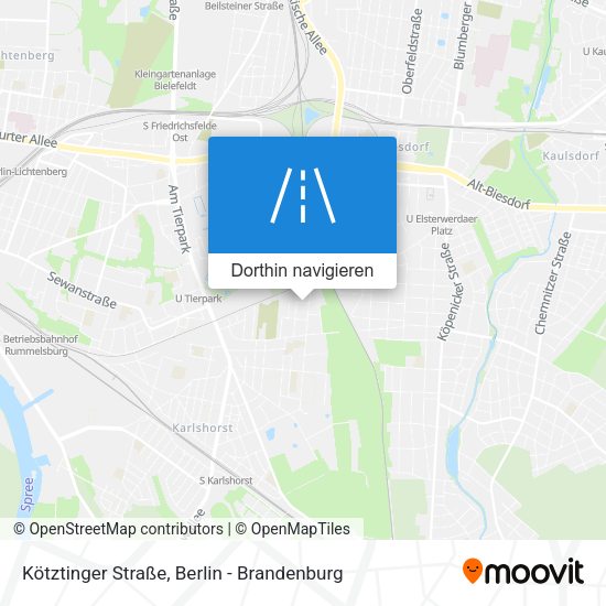 Kötztinger Straße Karte