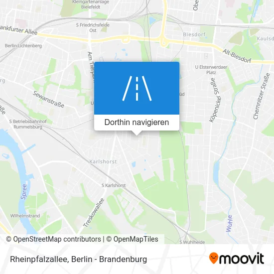 Rheinpfalzallee Karte