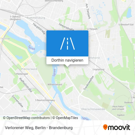 Verlorener Weg Karte