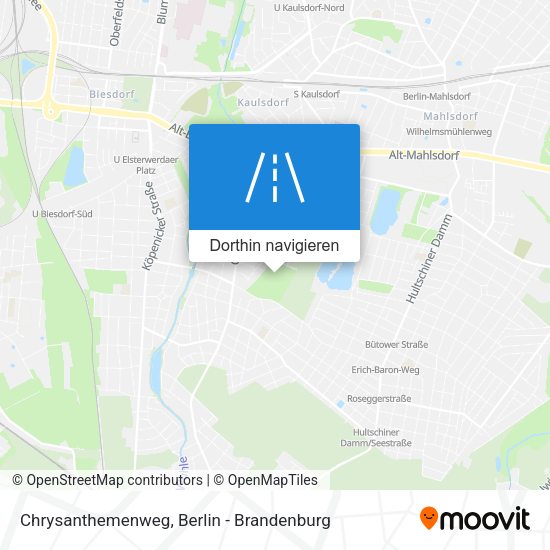 Chrysanthemenweg Karte