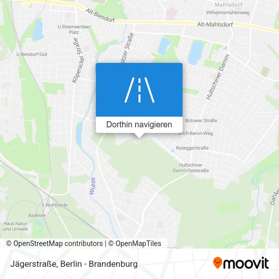 Jägerstraße Karte