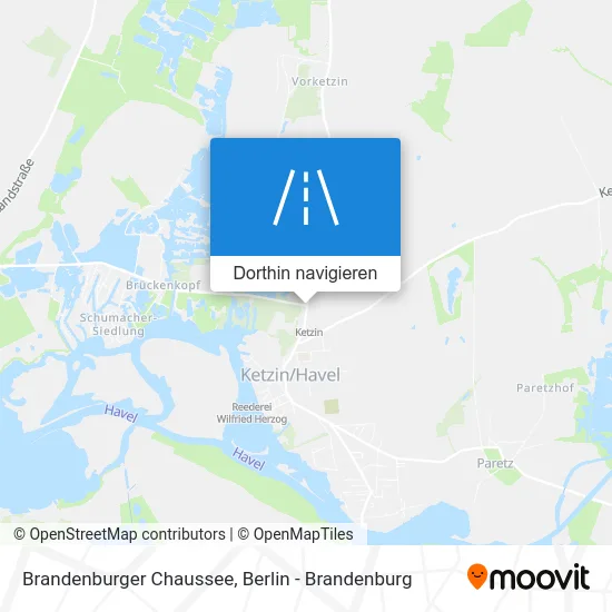 Brandenburger Chaussee Karte