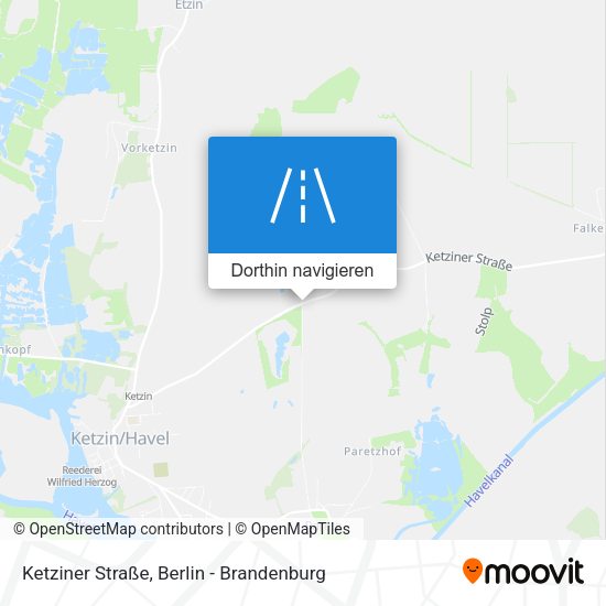 Ketziner Straße Karte