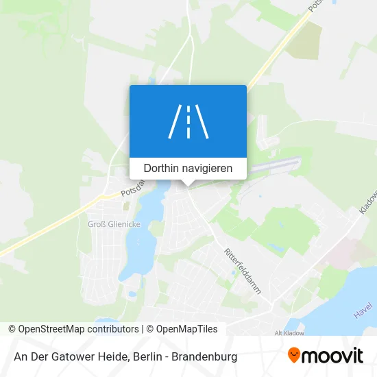 An Der Gatower Heide Karte