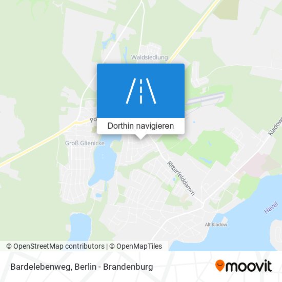 Bardelebenweg Karte