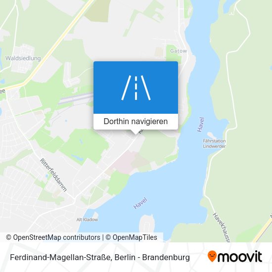 Ferdinand-Magellan-Straße Karte