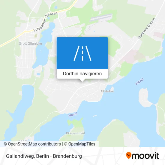 Gallandiweg Karte