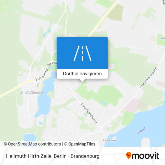 Hellmuth-Hirth-Zeile Karte