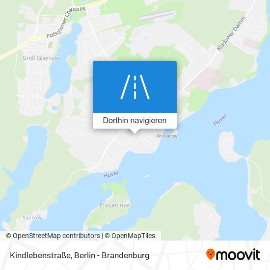 Kindlebenstraße Karte