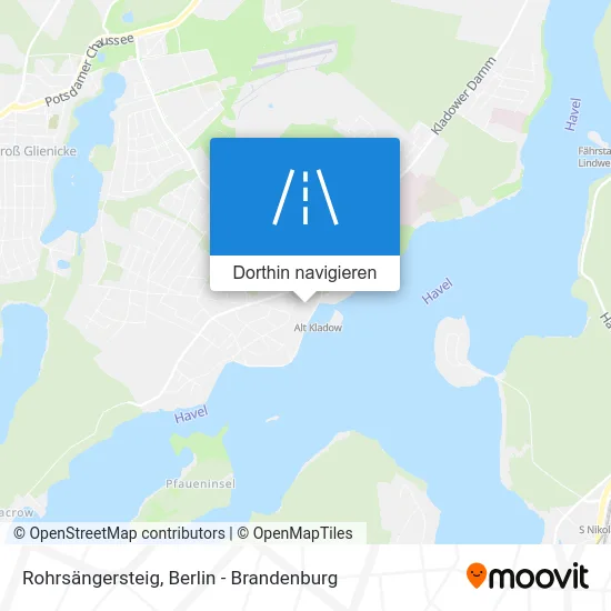 Rohrsängersteig Karte