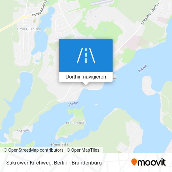 Sakrower Kirchweg Karte