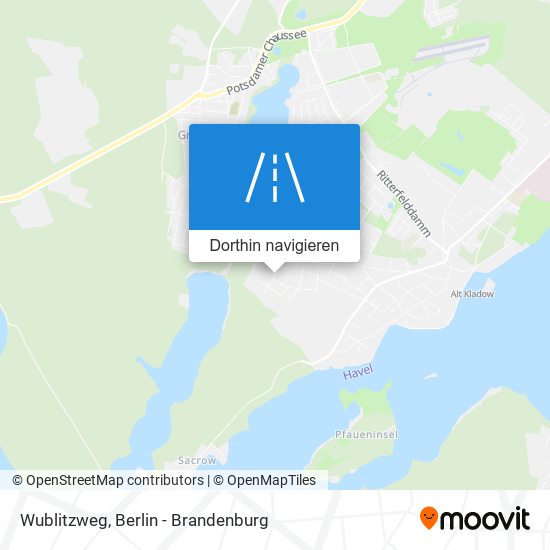 Wublitzweg Karte