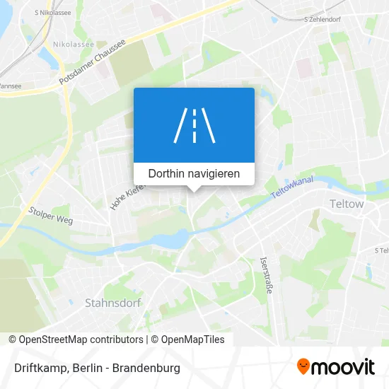 Driftkamp Karte