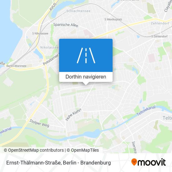 Ernst-Thälmann-Straße Karte