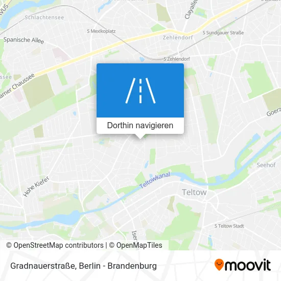 Gradnauerstraße Karte