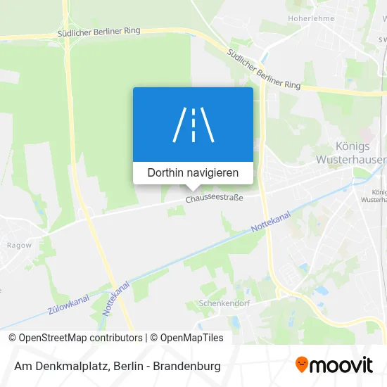 Am Denkmalplatz Karte