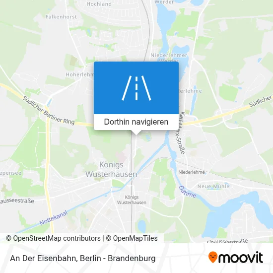 An Der Eisenbahn Karte