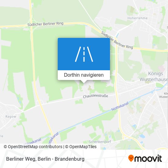 Berliner Weg Karte