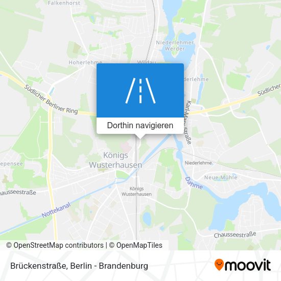 Brückenstraße Karte