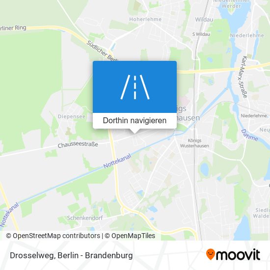 Drosselweg Karte